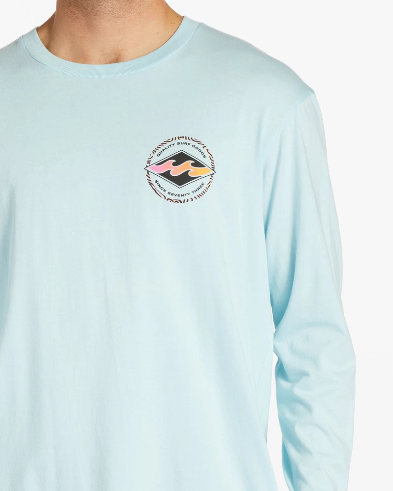 Billabong Rotor Diamond Long Sleeve T-Shirt - Coastal Blue