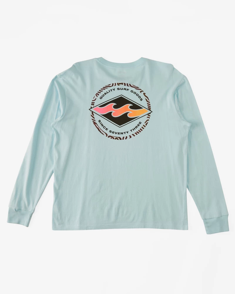 Billabong Rotor Diamond Long Sleeve T-Shirt - Coastal Blue