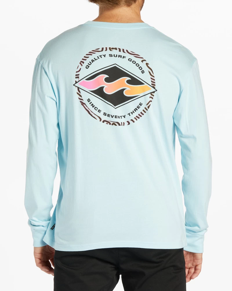 Billabong Rotor Diamant Langærmet T-shirt - Kystblå