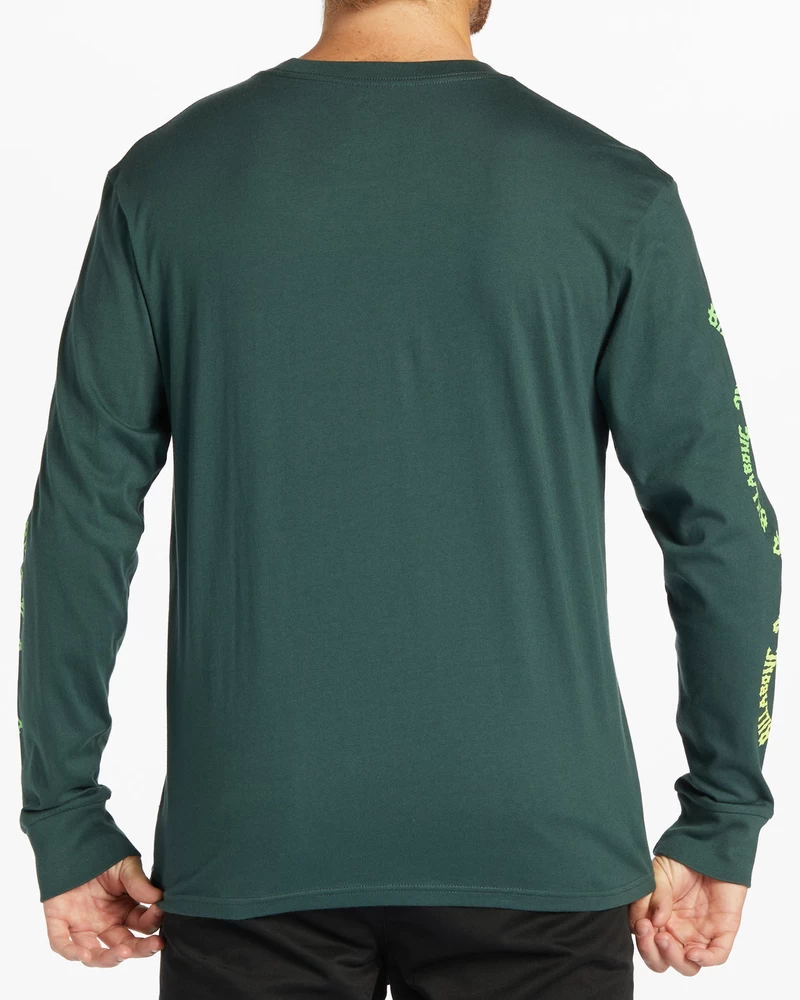 Billabong Snaking Arches Long Sleeve T-Shirt - Dark Forest