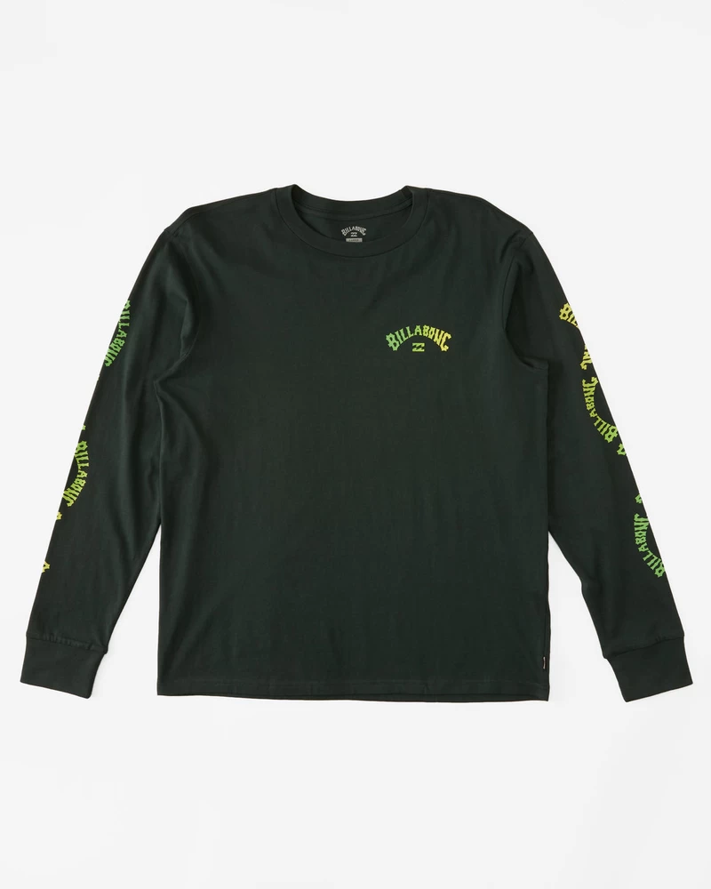 Billabong Snaking Arches Long Sleeve T-Shirt - Dark Forest