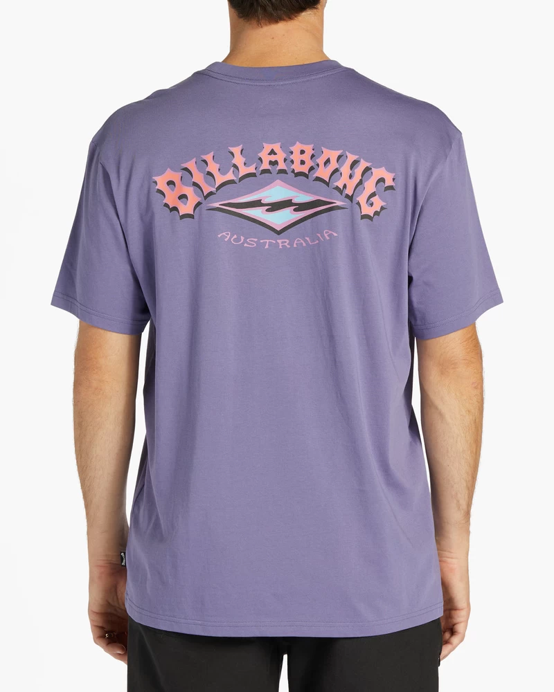 Billabong A/div Arch Kortærmet T-shirt - Støvet Drue