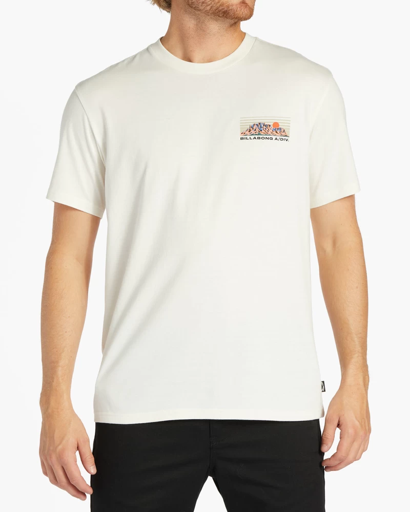Billabong Length Short Sleeve T-Shirt - Off White