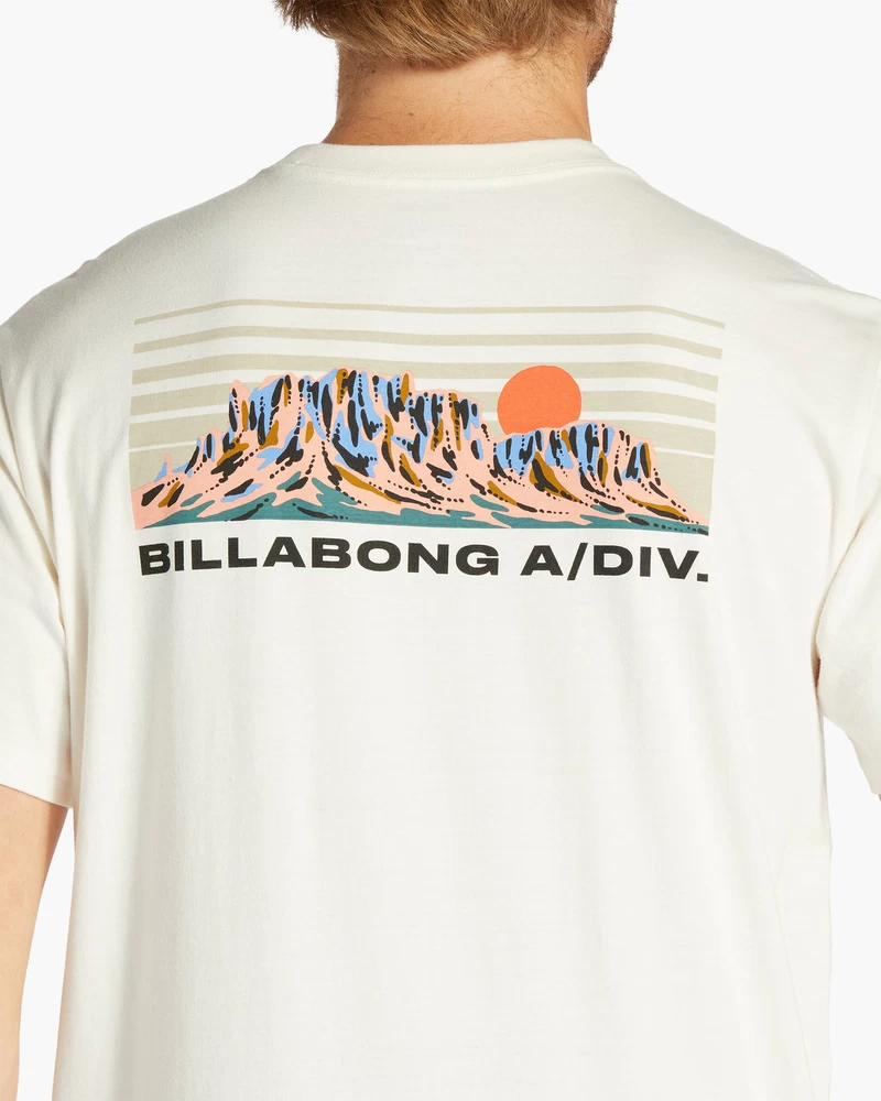 Billabong Length Short Sleeve T-Shirt - Off White