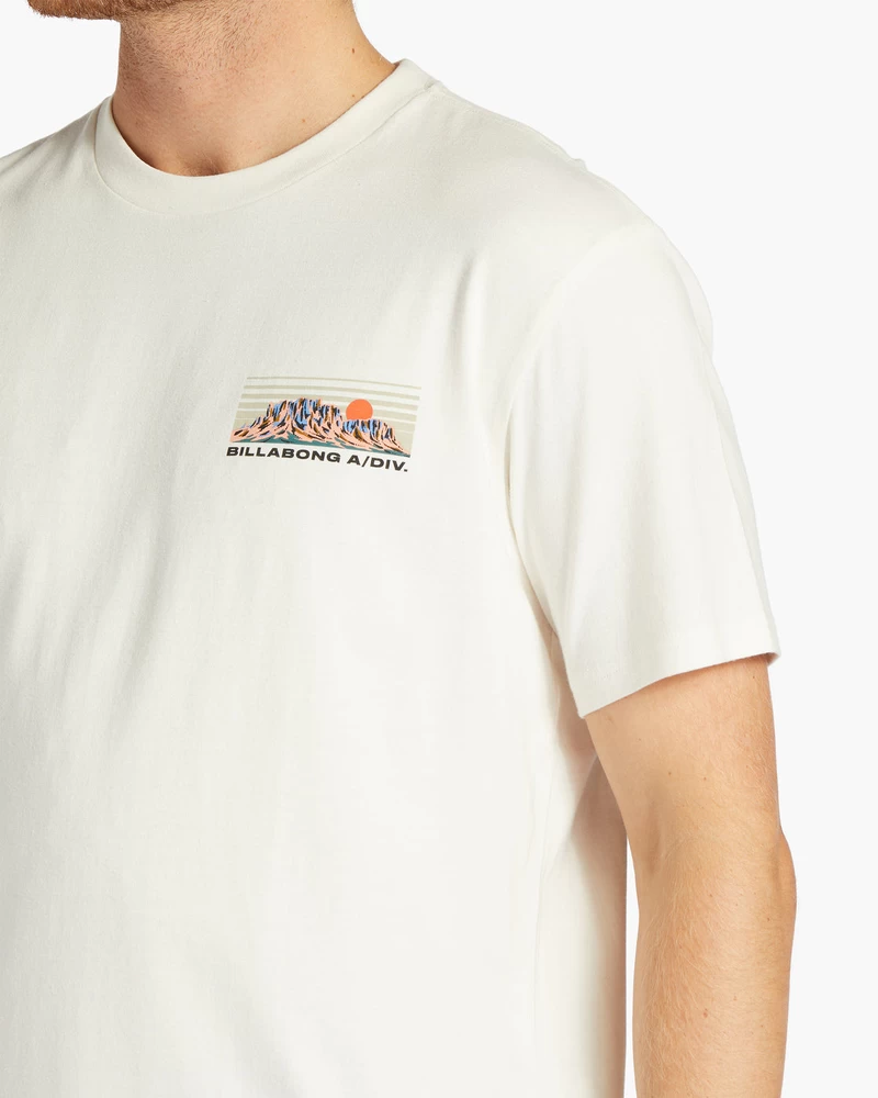 Billabong Length Short Sleeve T-Shirt - Off White
