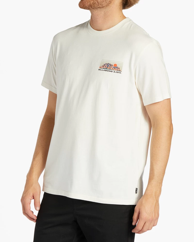 Billabong Length Short Sleeve T-Shirt - Off White