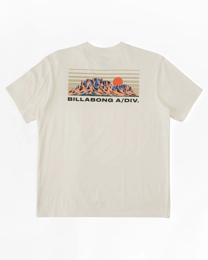 Billabong Length Short Sleeve T-Shirt - Off White