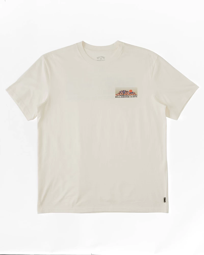 Billabong Length Short Sleeve T-Shirt - Off White