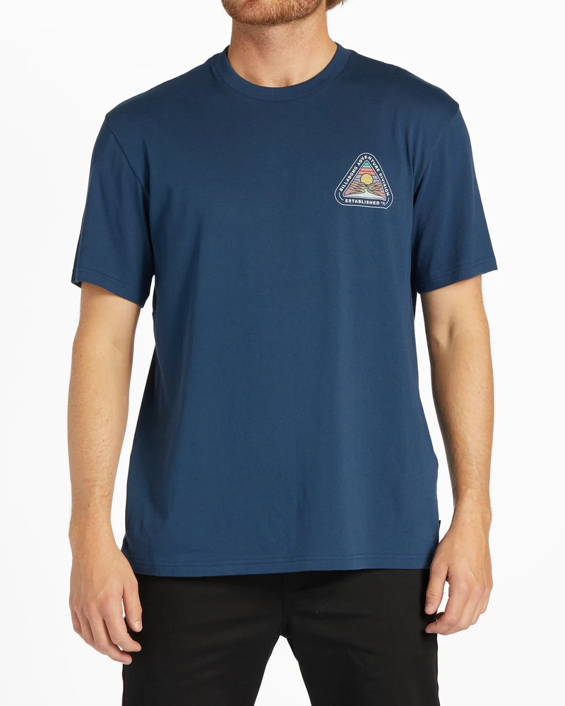 Billabong Rockies Short Sleeve T-Shirt - Dark Blue