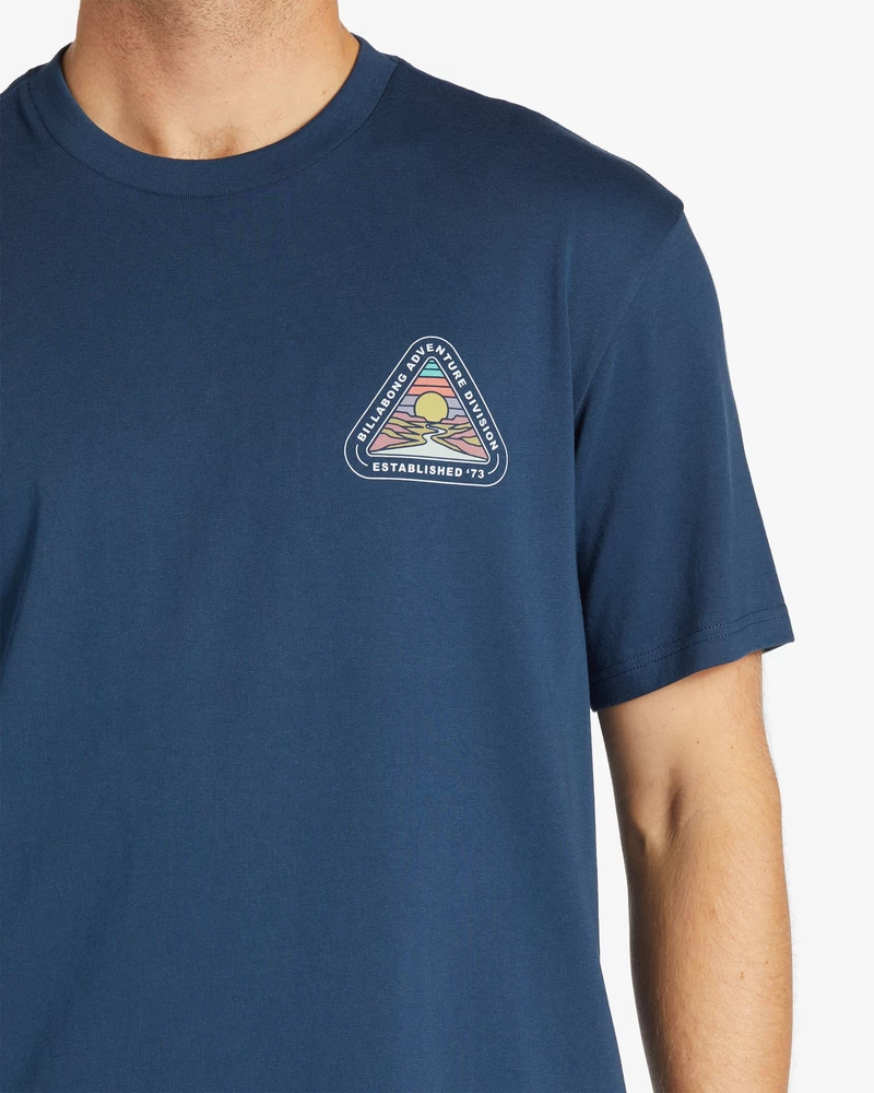 Billabong Rockies Short Sleeve T-Shirt - Dark Blue