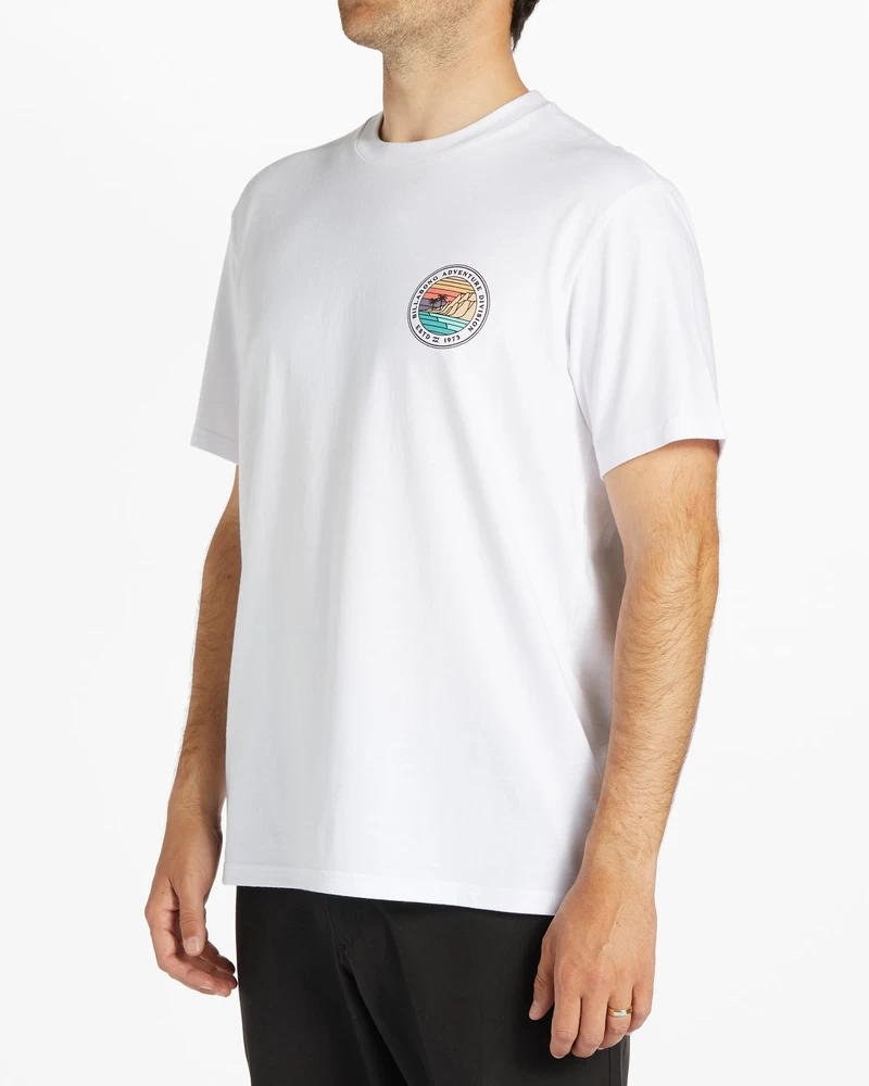 Billabong Rockies Short Sleeve T-Shirt - White
