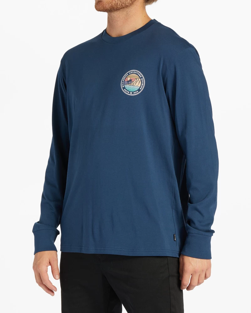 Billabong Rockies Long Sleeve T-Shirt - Dark Blue
