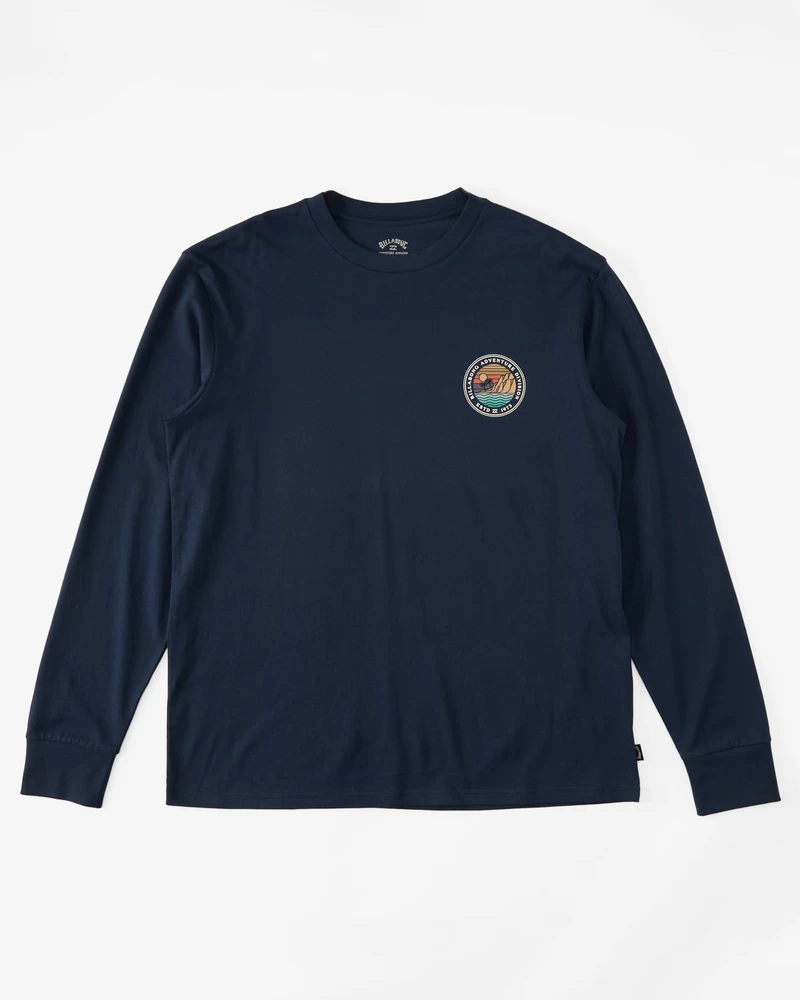 Billabong Rockies Long Sleeve T-Shirt - Dark Blue