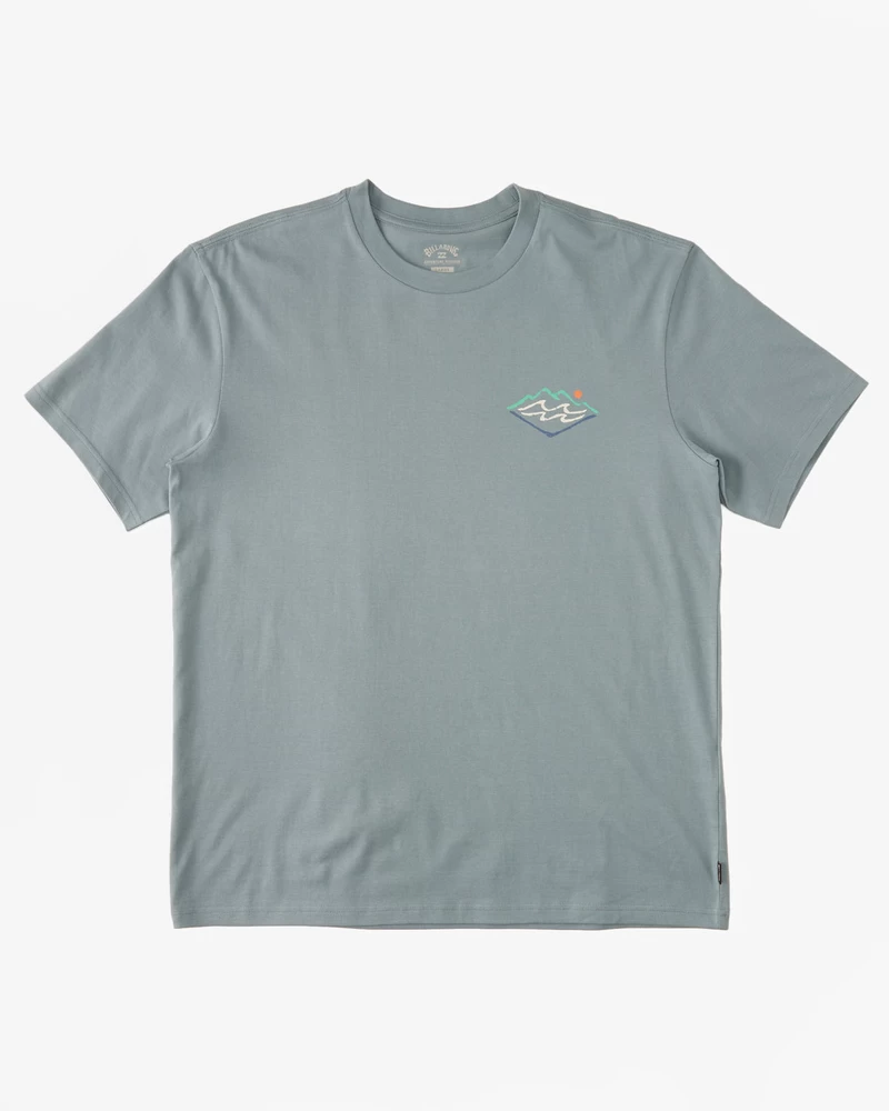 Billabong Summit Short Sleeve T-Shirt - Washed Blue