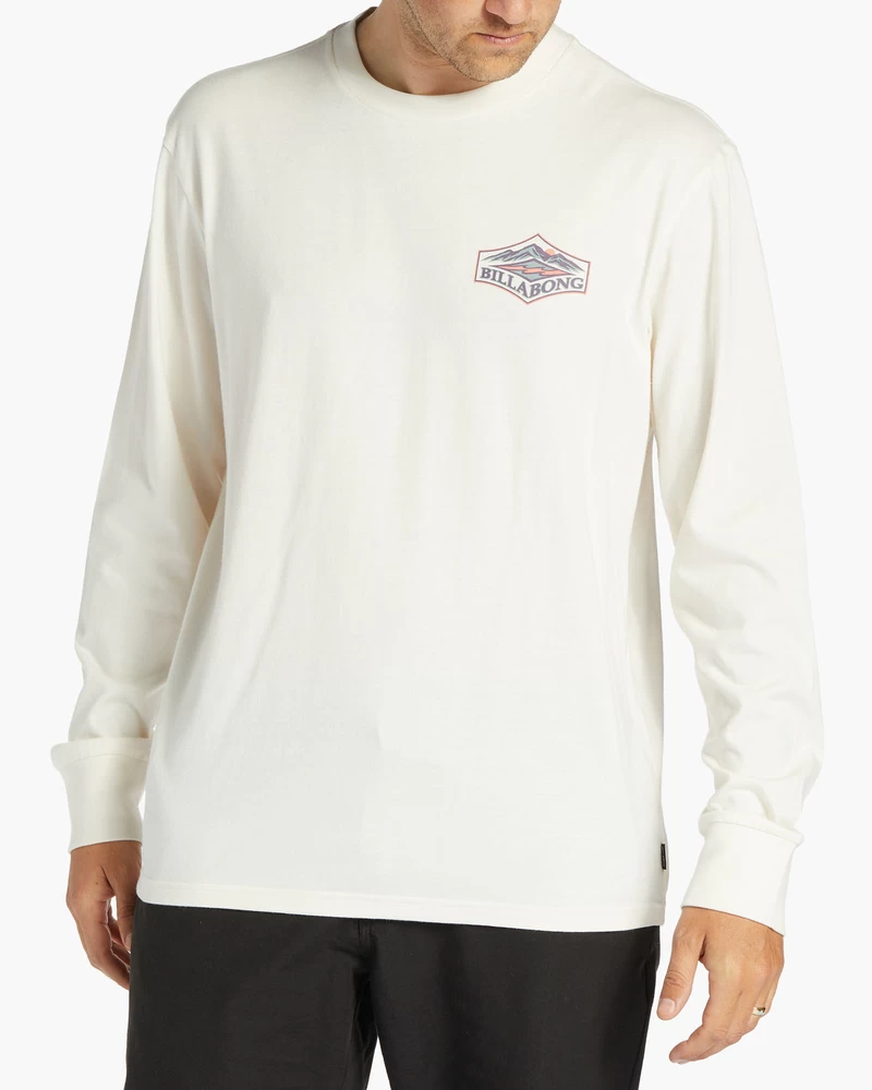 Billabong Summit Long Sleeve T-Shirt - Off White