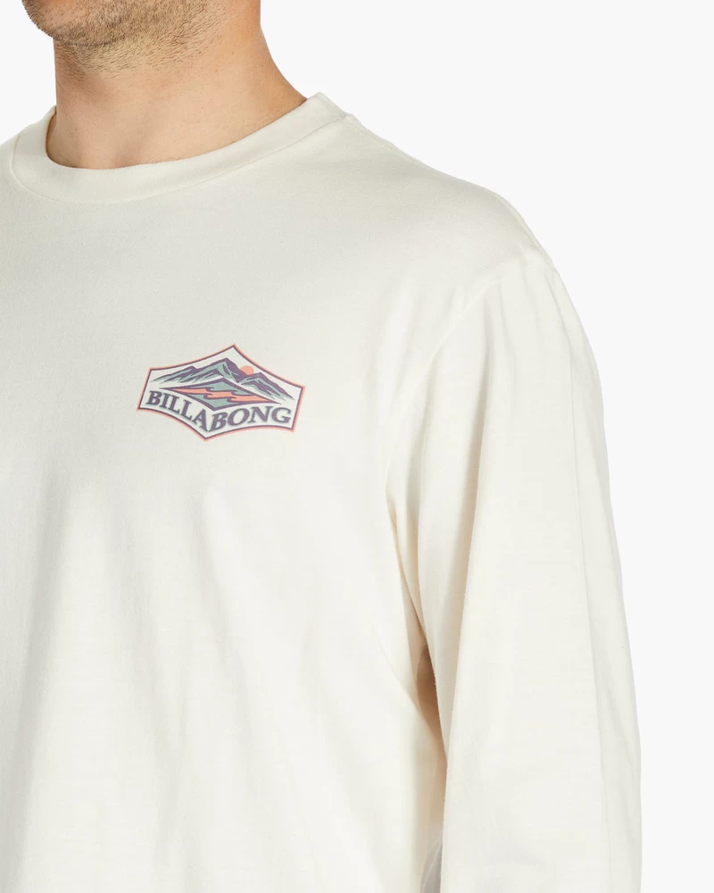 Billabong Summit Long Sleeve T-Shirt - Off White