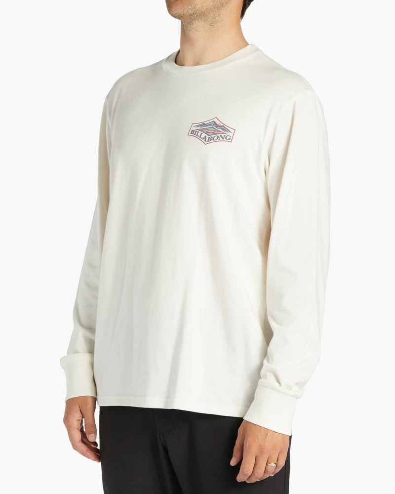 Billabong Summit Long Sleeve T-Shirt - Off White