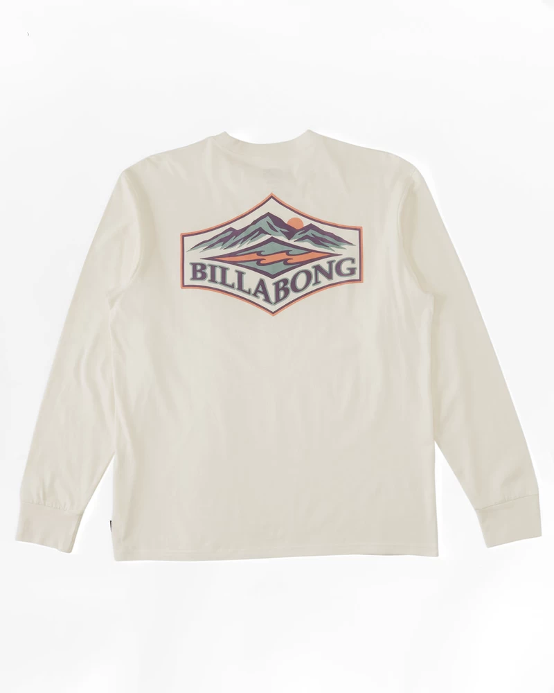 Billabong Summit Long Sleeve T-Shirt - Off White