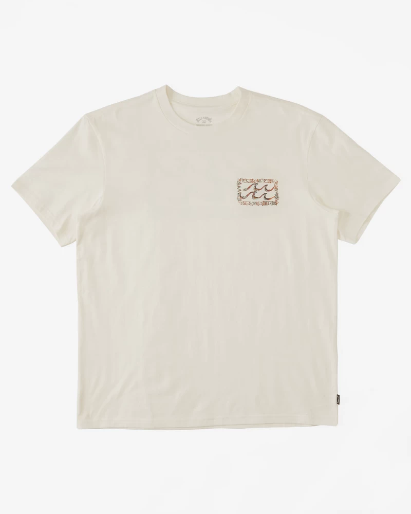 Billabong Traces Short Sleeve T-Shirt - Off White