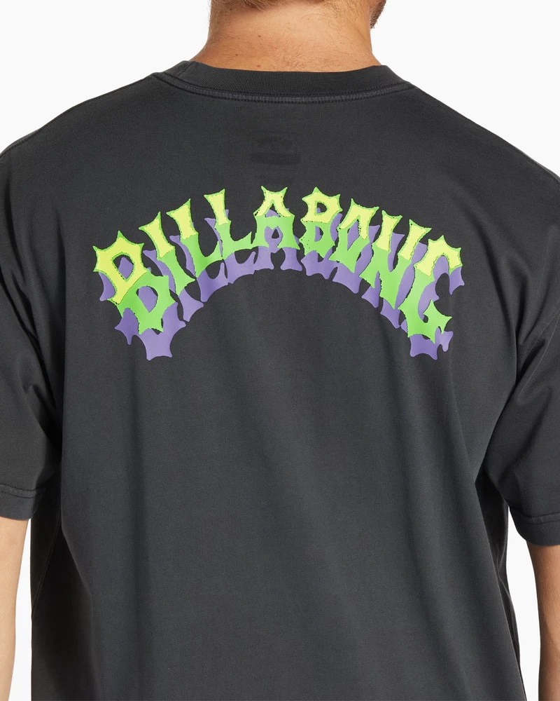 Billabong Arch Wave OG Short Sleeve Wave Washed T-Shirt - Washed Black