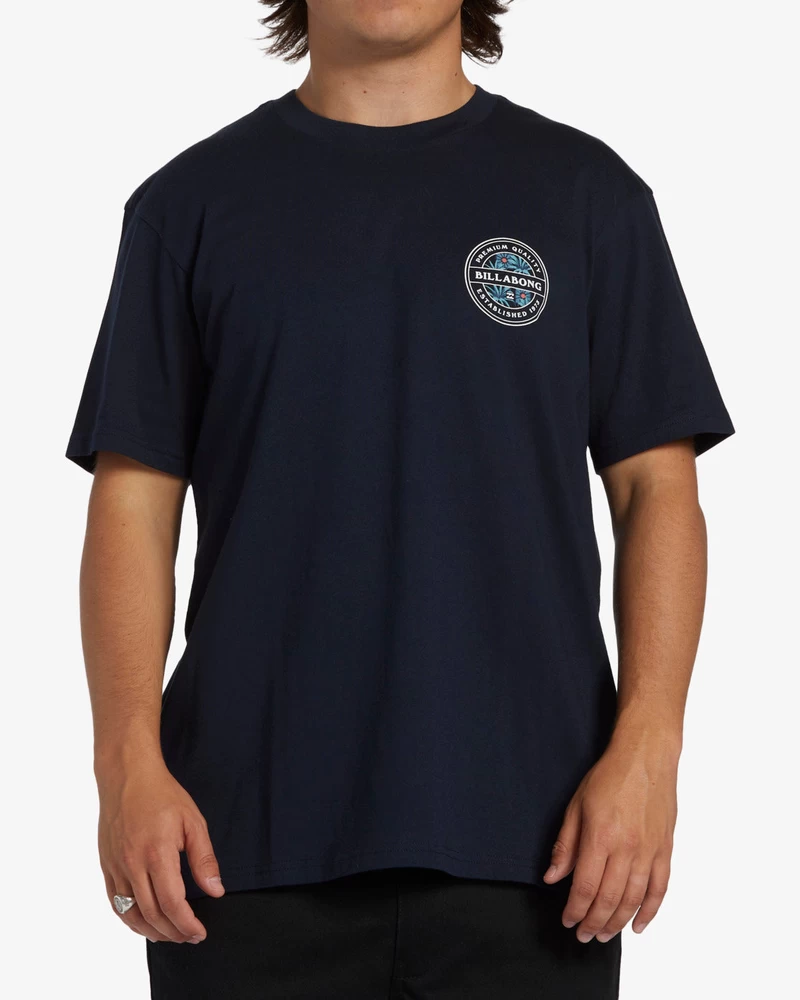 Billabong Rotor Short Sleeve T-Shirt - Navy