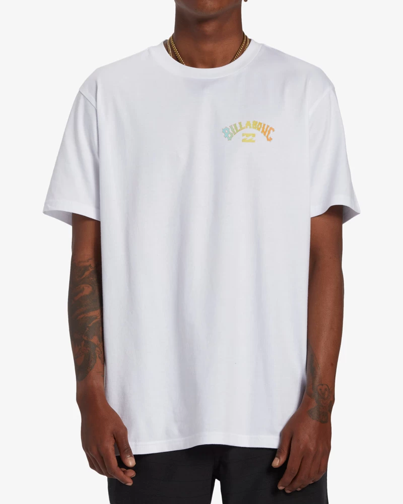 Billabong T-shirt Met Korte Mouwen En Boogvulling - Wit