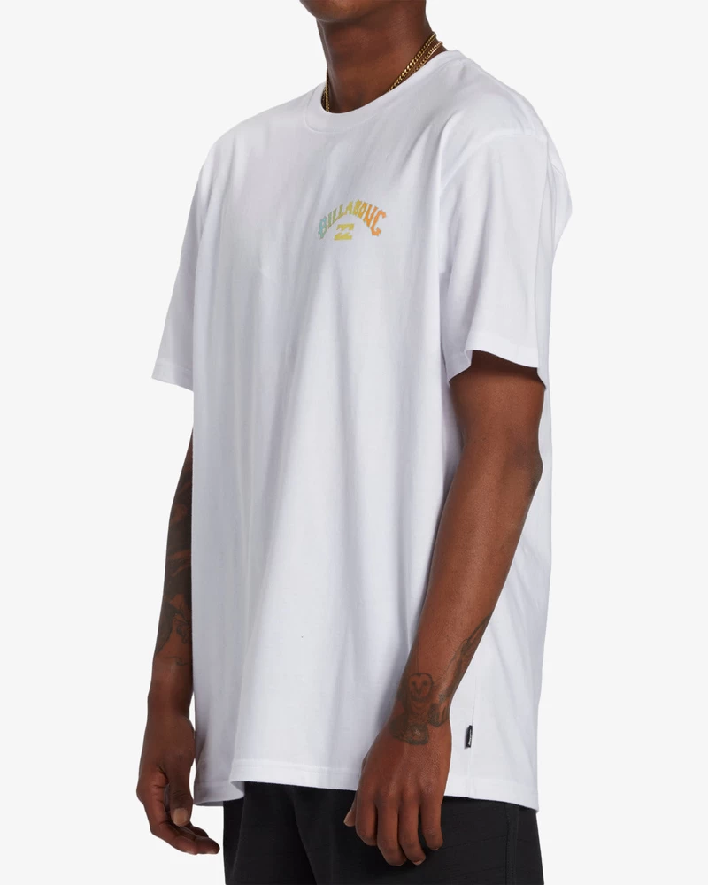 Billabong T-shirt Met Korte Mouwen En Boogvulling - Wit