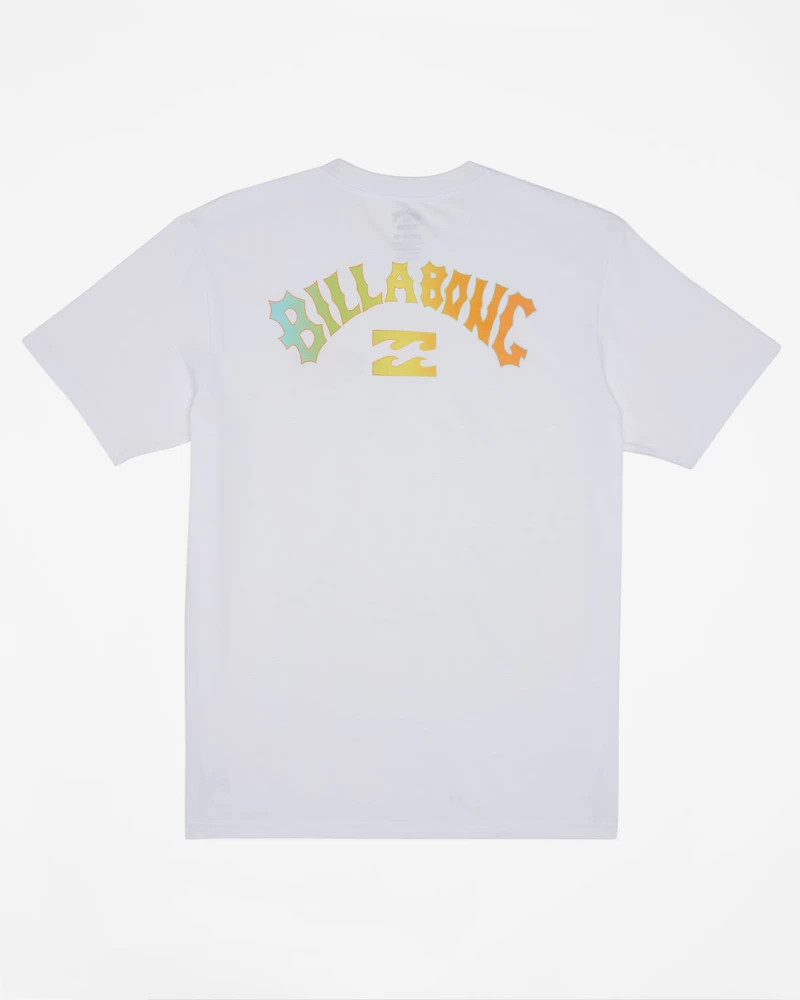 Billabong T-shirt Met Korte Mouwen En Boogvulling - Wit