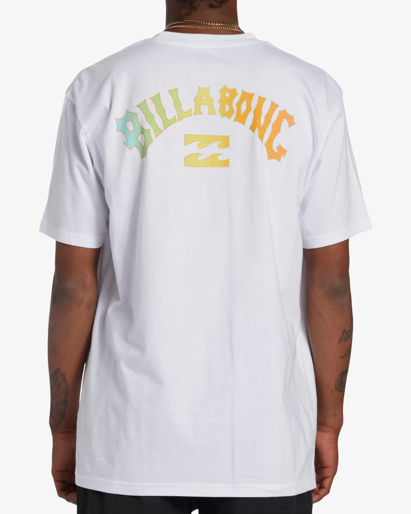 Billabong T-shirt Met Korte Mouwen En Boogvulling - Wit
