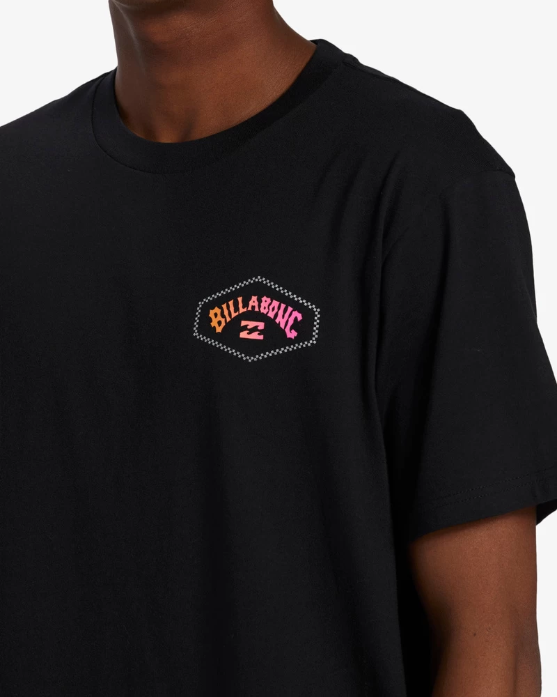 Billabong Exit Arch T-shirt Met Korte Mouwen - Zwart