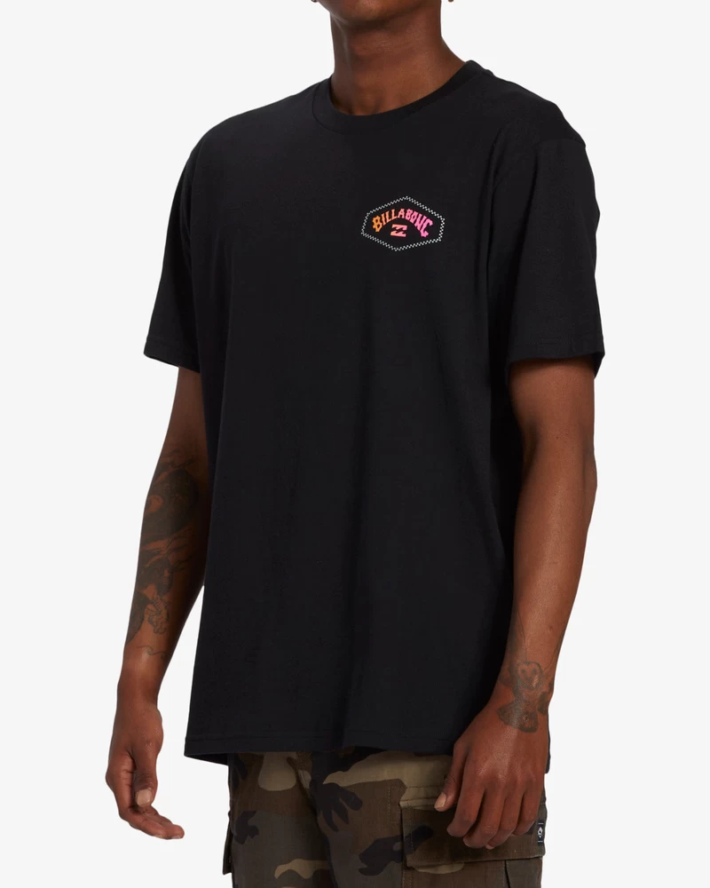 Billabong Exit Arch T-shirt Met Korte Mouwen - Zwart