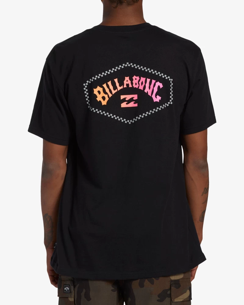Billabong Exit Arch T-shirt Met Korte Mouwen - Zwart