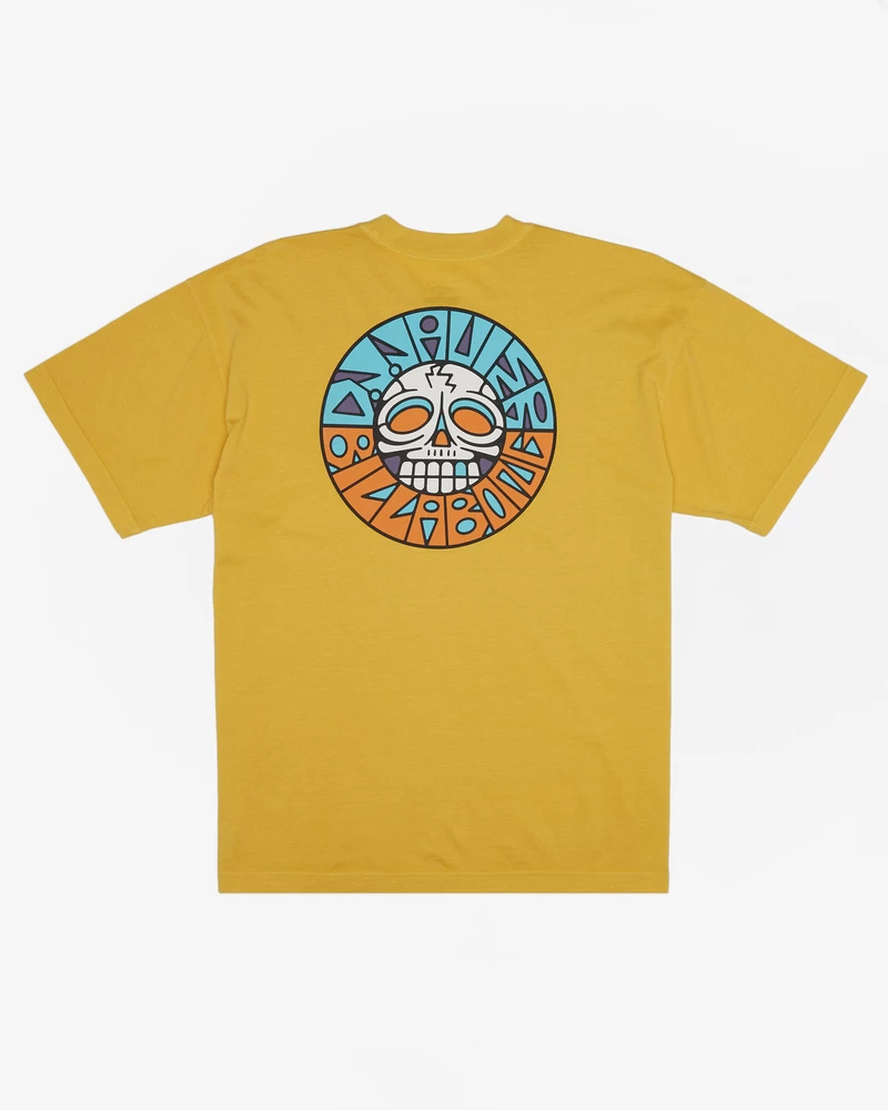 Billabong Break The Cycle Short Sleeve Wave Washed T-Shirt - Sunny