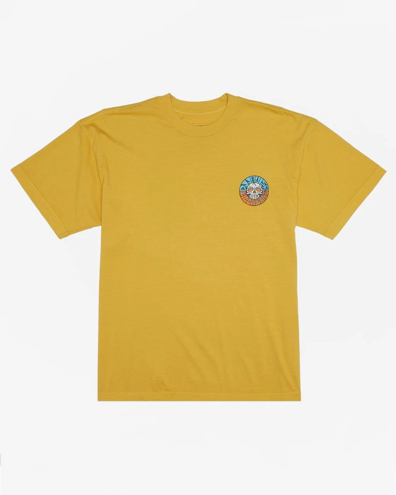 Billabong Break The Cycle Short Sleeve Wave Washed T-Shirt - Sunny