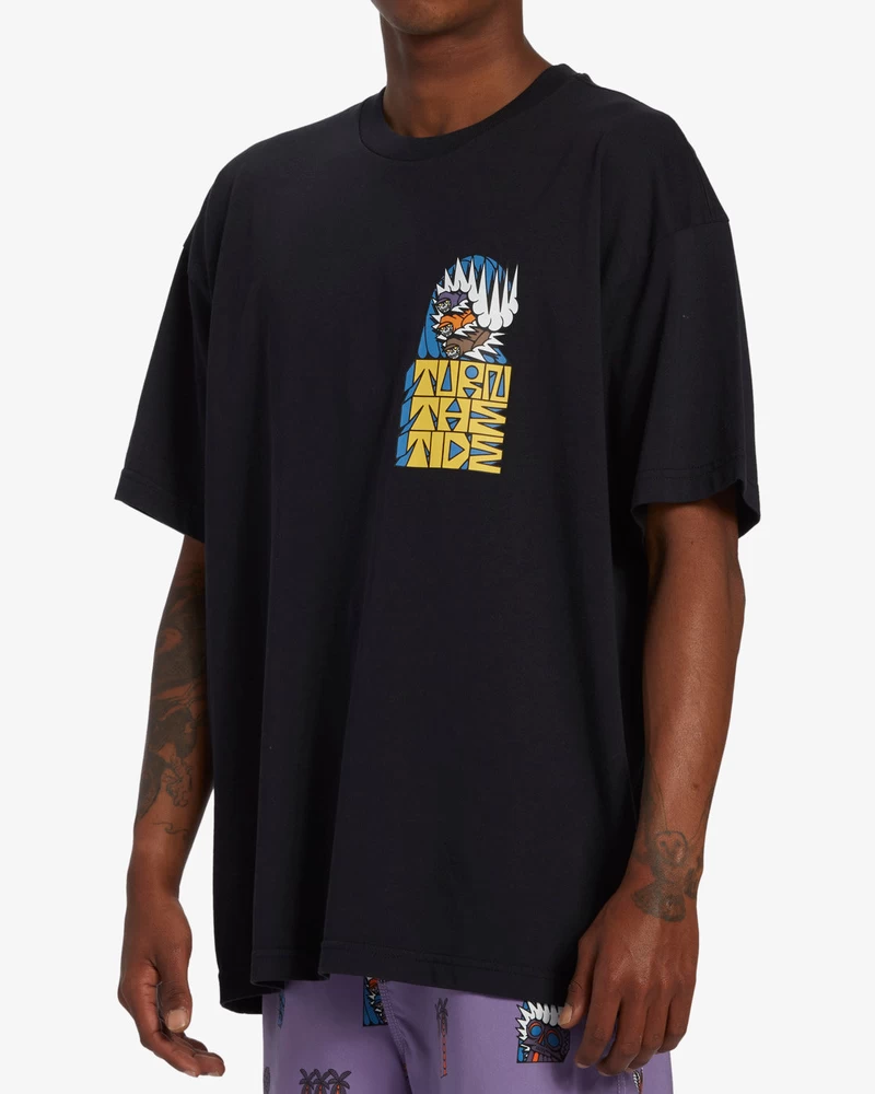 Billabong Party Wave OG Short Sleeve T-Shirt - Black