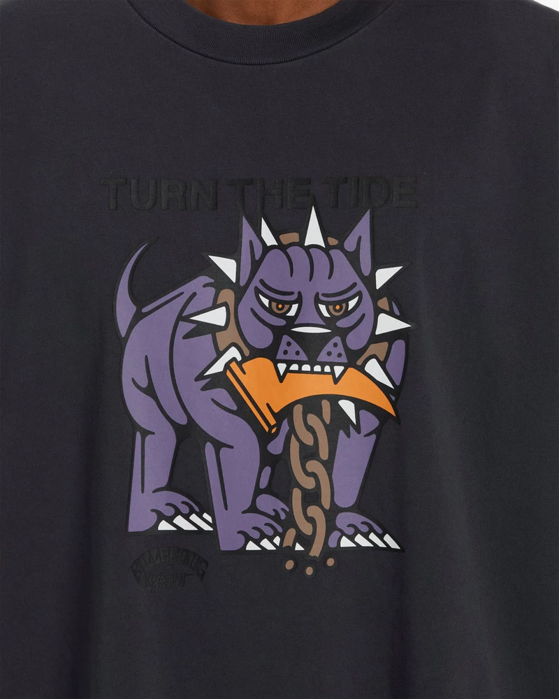 Billabong Dog Days OG Short Sleeve Wave Washed T-Shirt - Washed Black