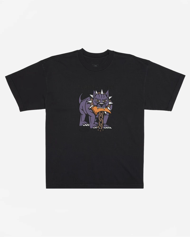 Billabong Dog Days OG Short Sleeve Wave Washed T-Shirt - Washed Black