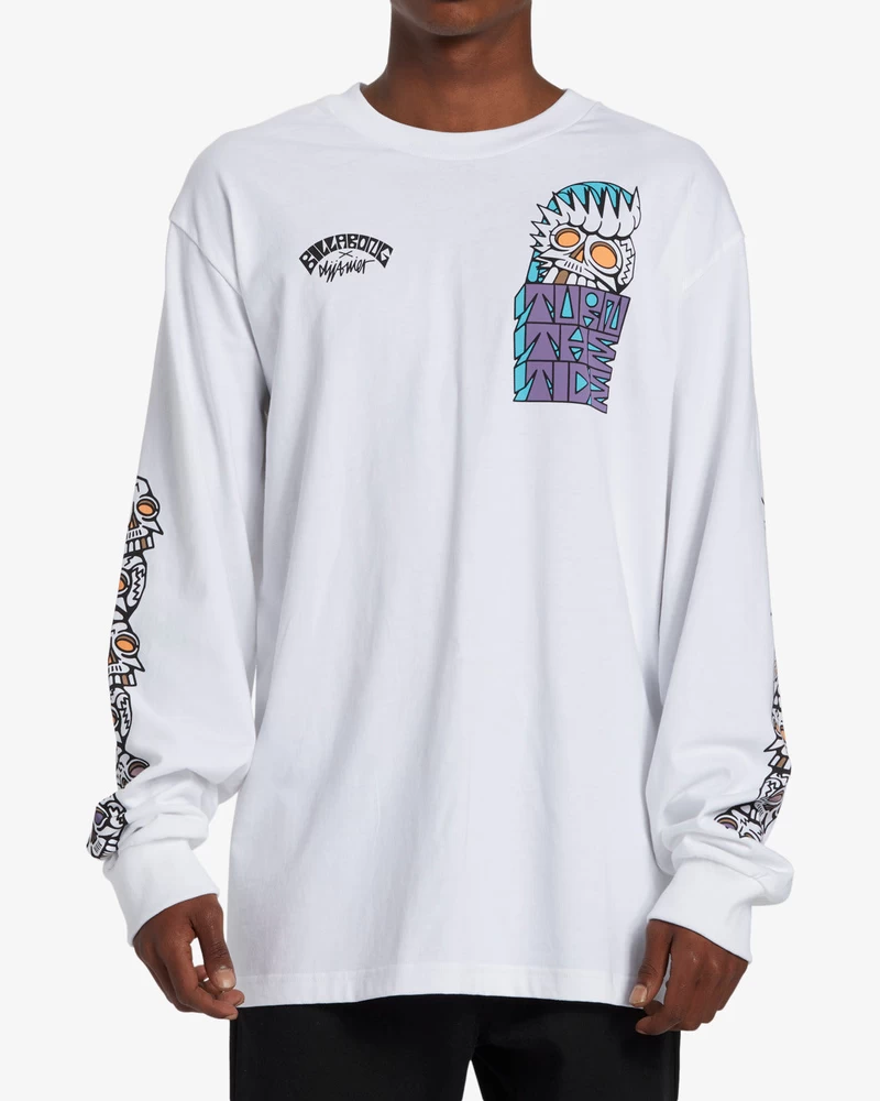 Billabong Skulls OG Long Sleeve T-Shirt - White