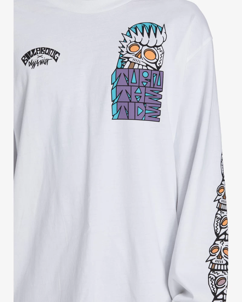 Billabong Skulls OG Long Sleeve T-Shirt - White