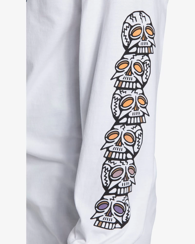 Billabong Skulls OG Long Sleeve T-Shirt - White