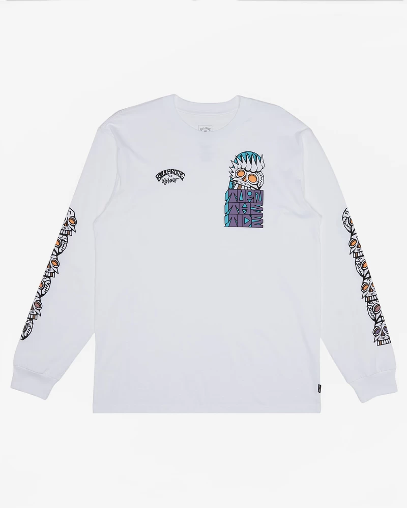 Billabong Skulls OG Long Sleeve T-Shirt - White