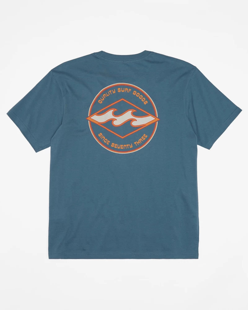 Billabong Rotor Diamond Short Sleeve T-Shirt - Vintage Indigo