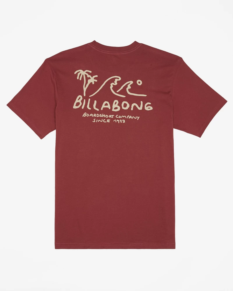 Camiseta Manga Curta Billabong Lounge - Rose Dust