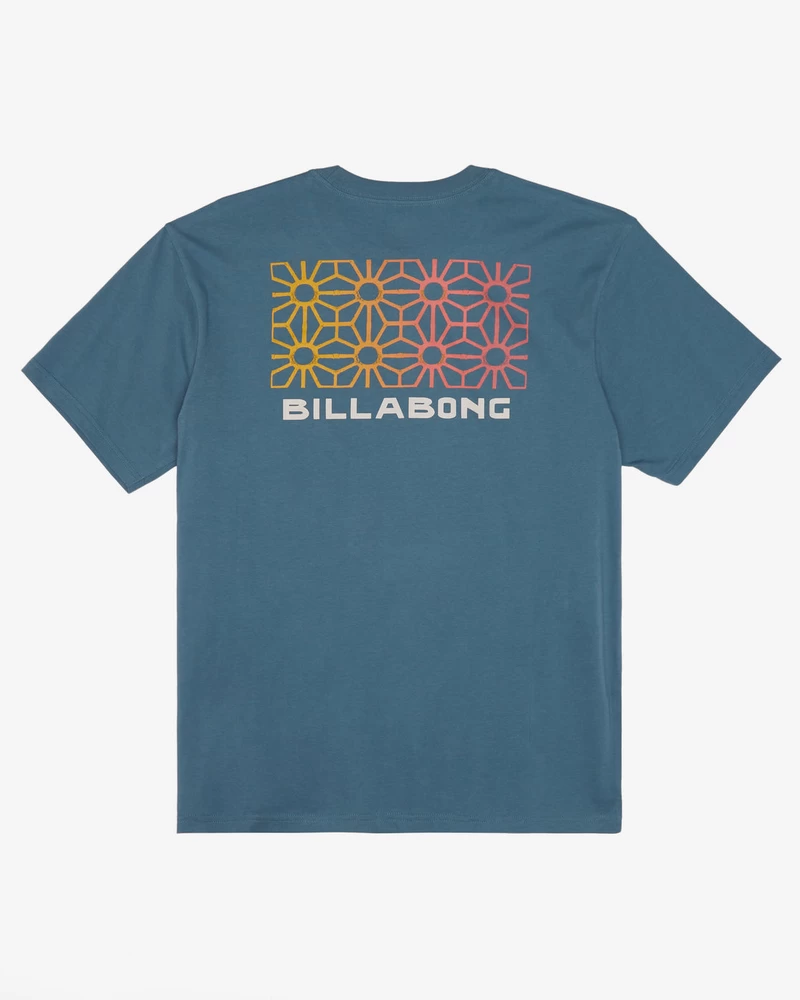 Billabong Segment T-shirt Met Korte Mouwen - Vintage Indigo