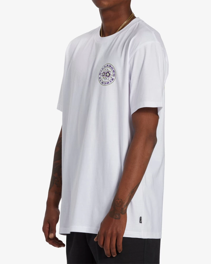 Billabong Bonez Short Sleeve T-Shirt - White