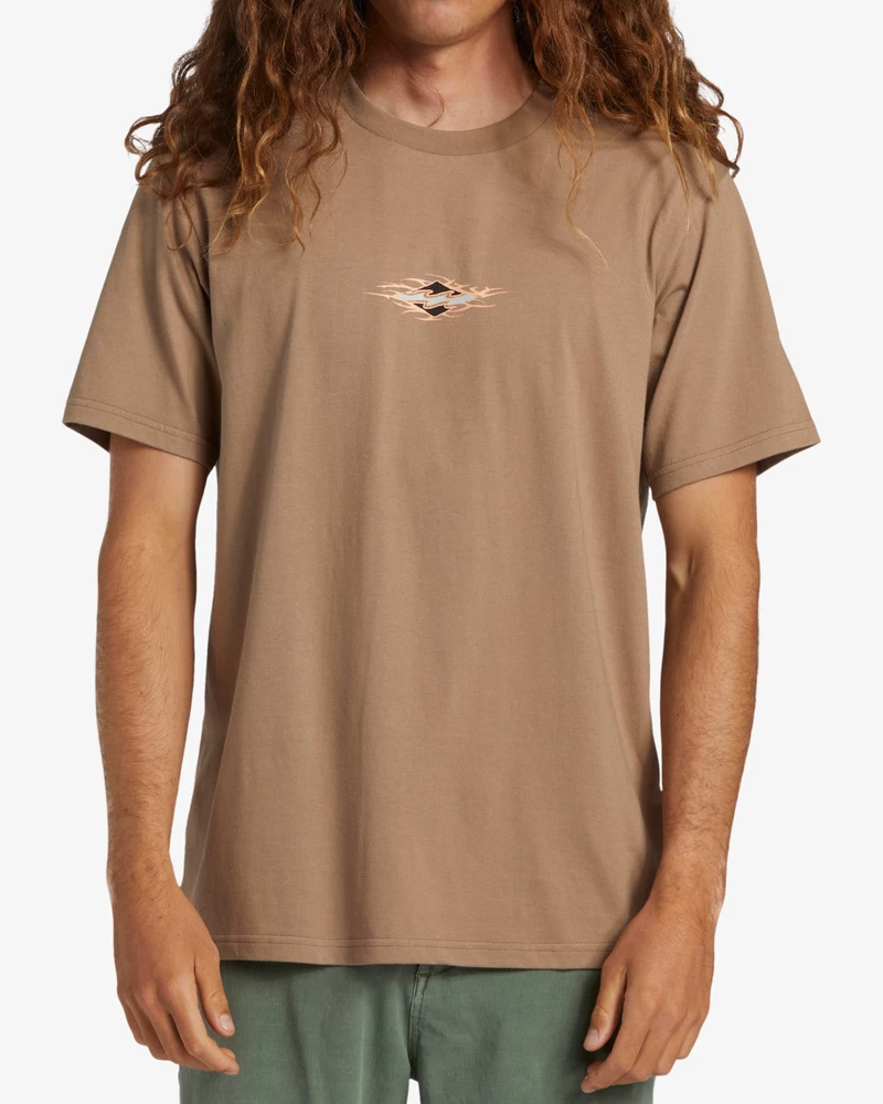 Billabong Tall Tale Short Sleeve T-Shirt - Walnut