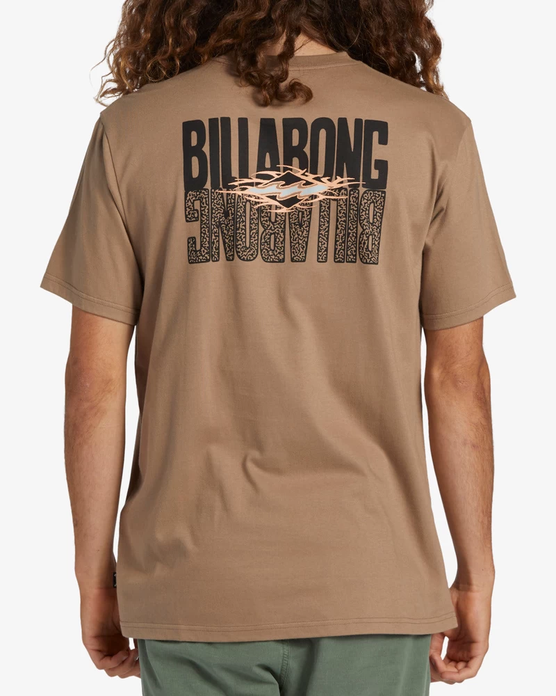 Billabong Tall Tale Short Sleeve T-Shirt - Walnut