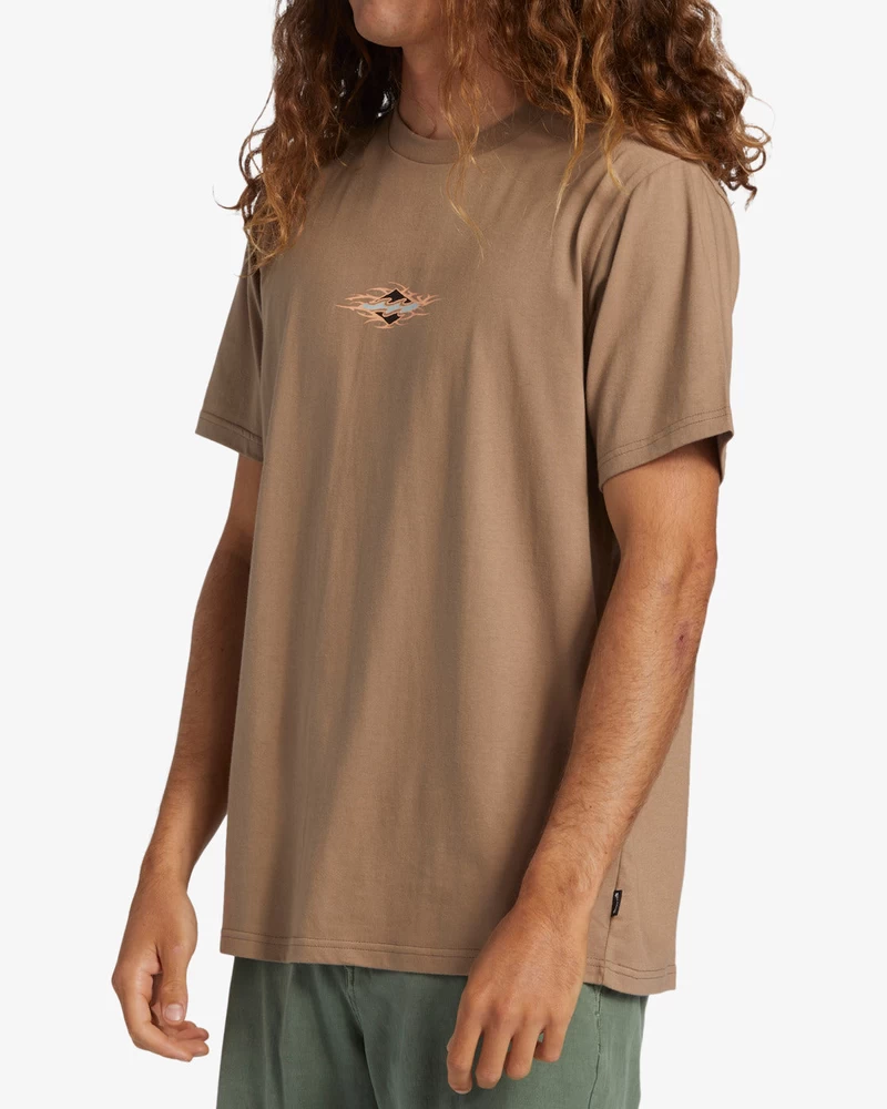 Billabong Tall Tale Short Sleeve T-Shirt - Walnut