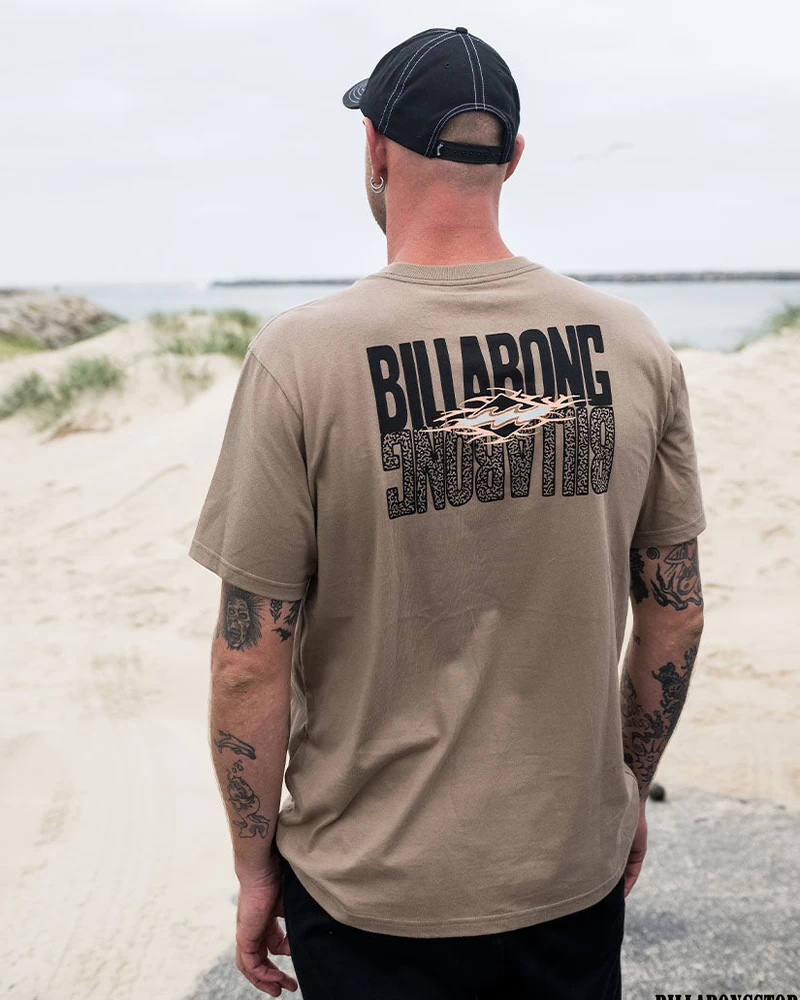 Billabong Tall Tale Short Sleeve T-Shirt - Walnut