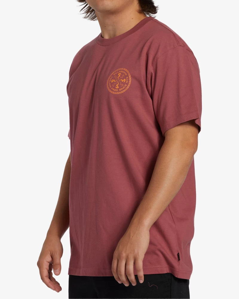 Billabong Swivel Short Sleeve T-Shirt - Rose Dust